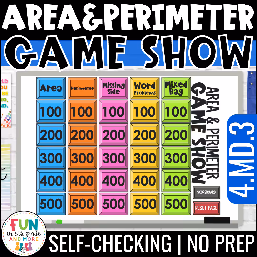 Area and Perimeter Game Show