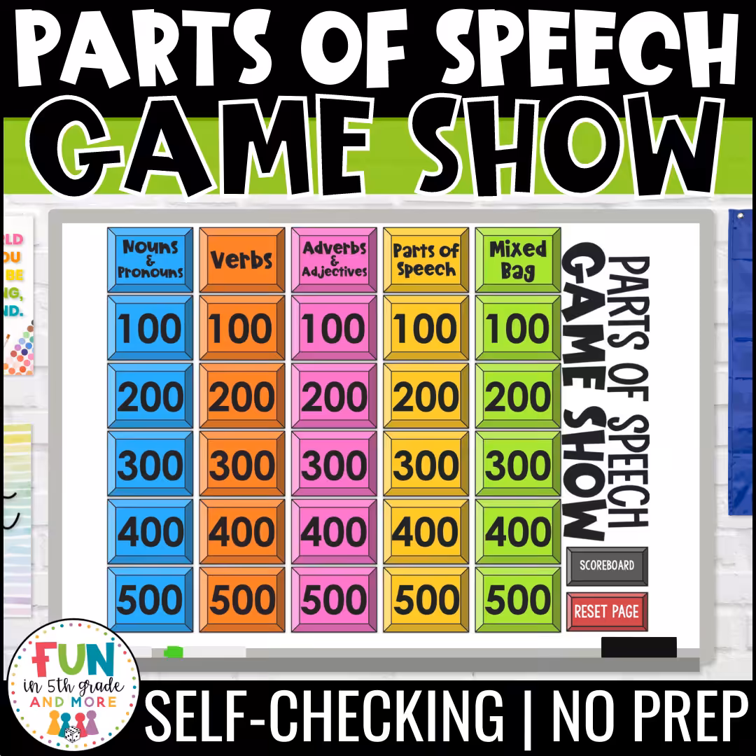 Parts of Speech Game Show
