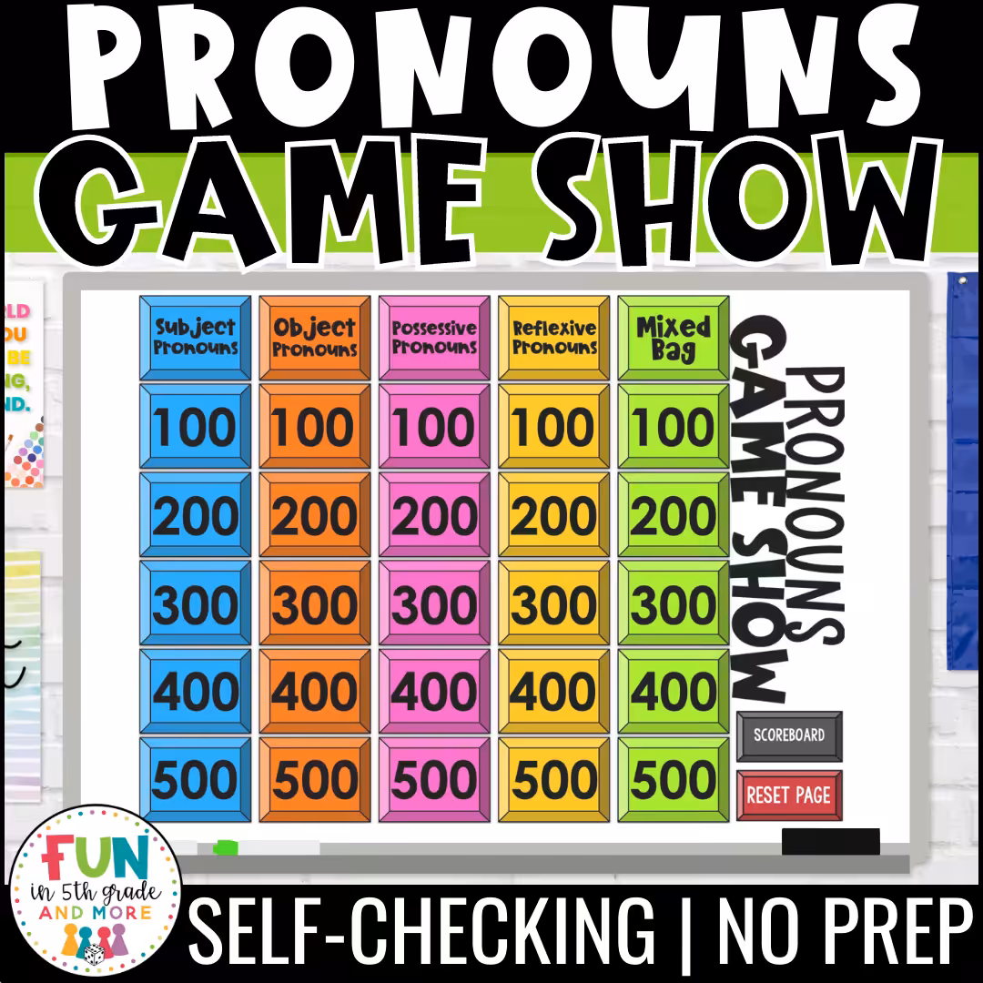 Pronouns Game Show