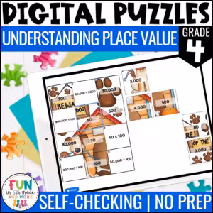 Place Value Math Review Puzzles