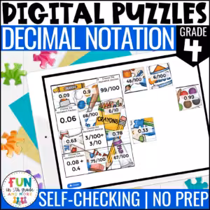 Decimal Notations Math Review Puzzles
