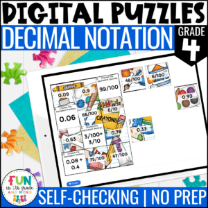 Decimal Notations Math Review Puzzles