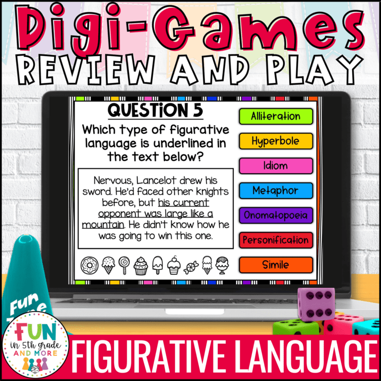 Figurative Language Digital Review Game
