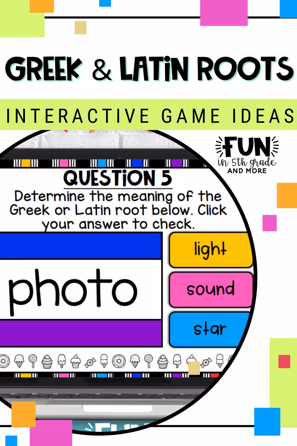 Practice Greek and Latin Root Words with Interactive Games Pinterest Image