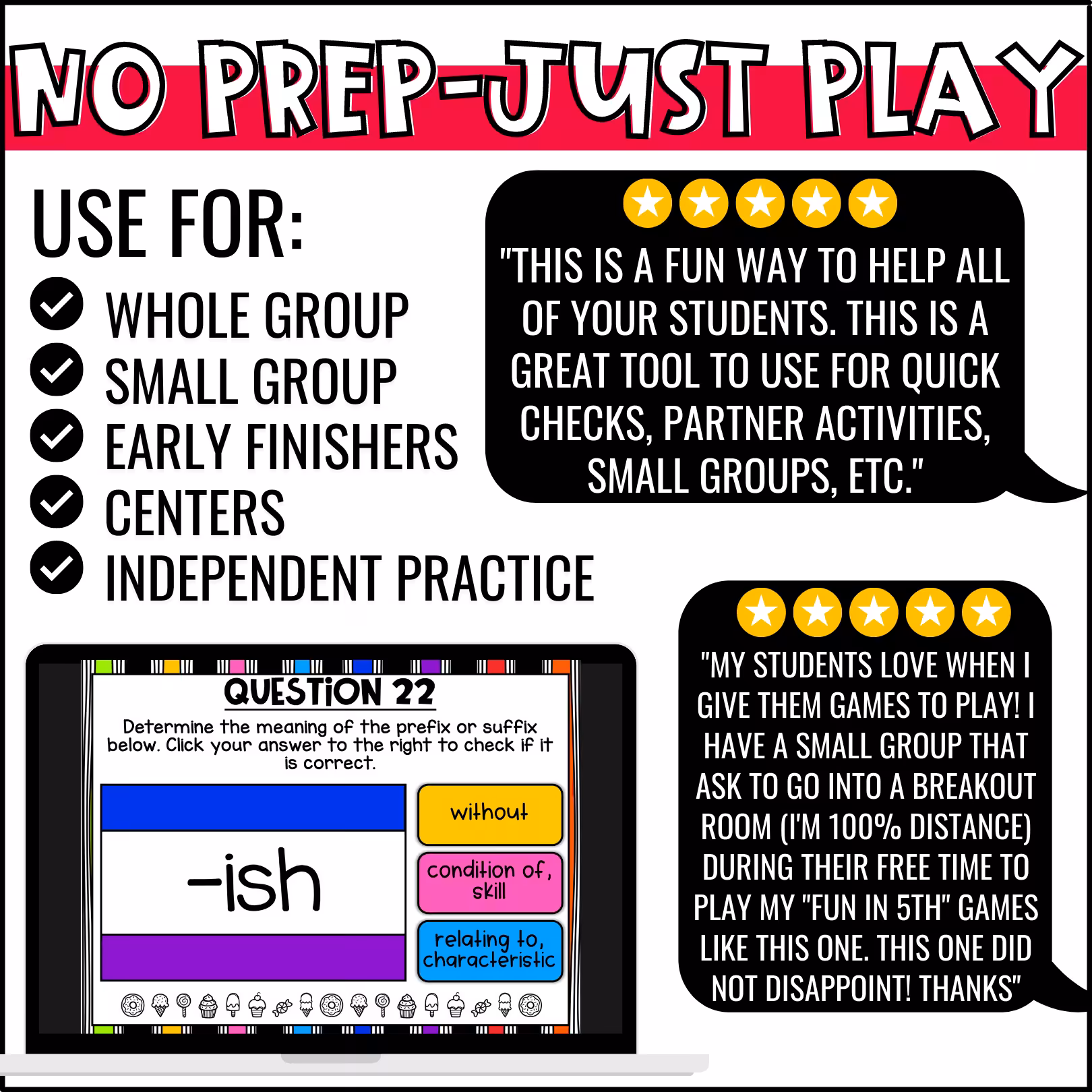 Prefix and Suffix Digital Game Level 1 (6)