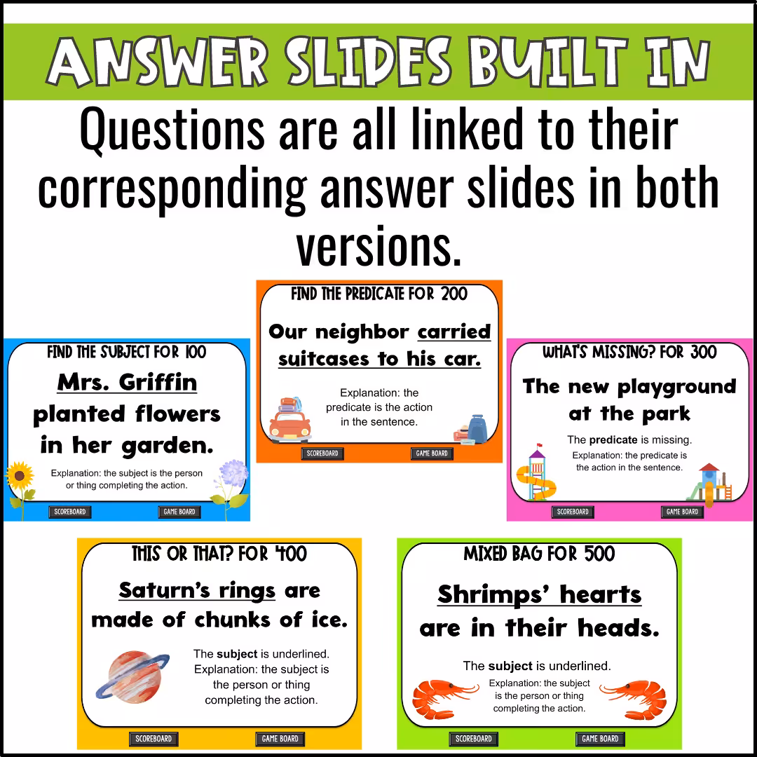 Subject and Predicate Game Show (9)