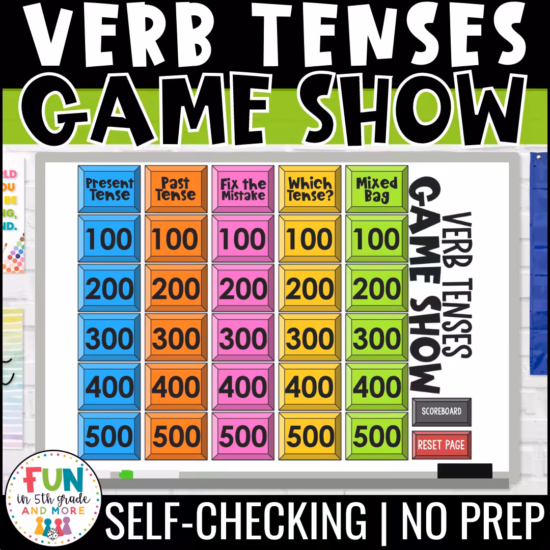 Verb Tenses Game Show