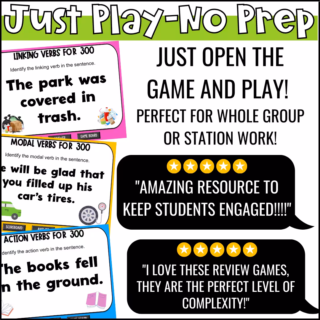 Verbs Game Show (11)