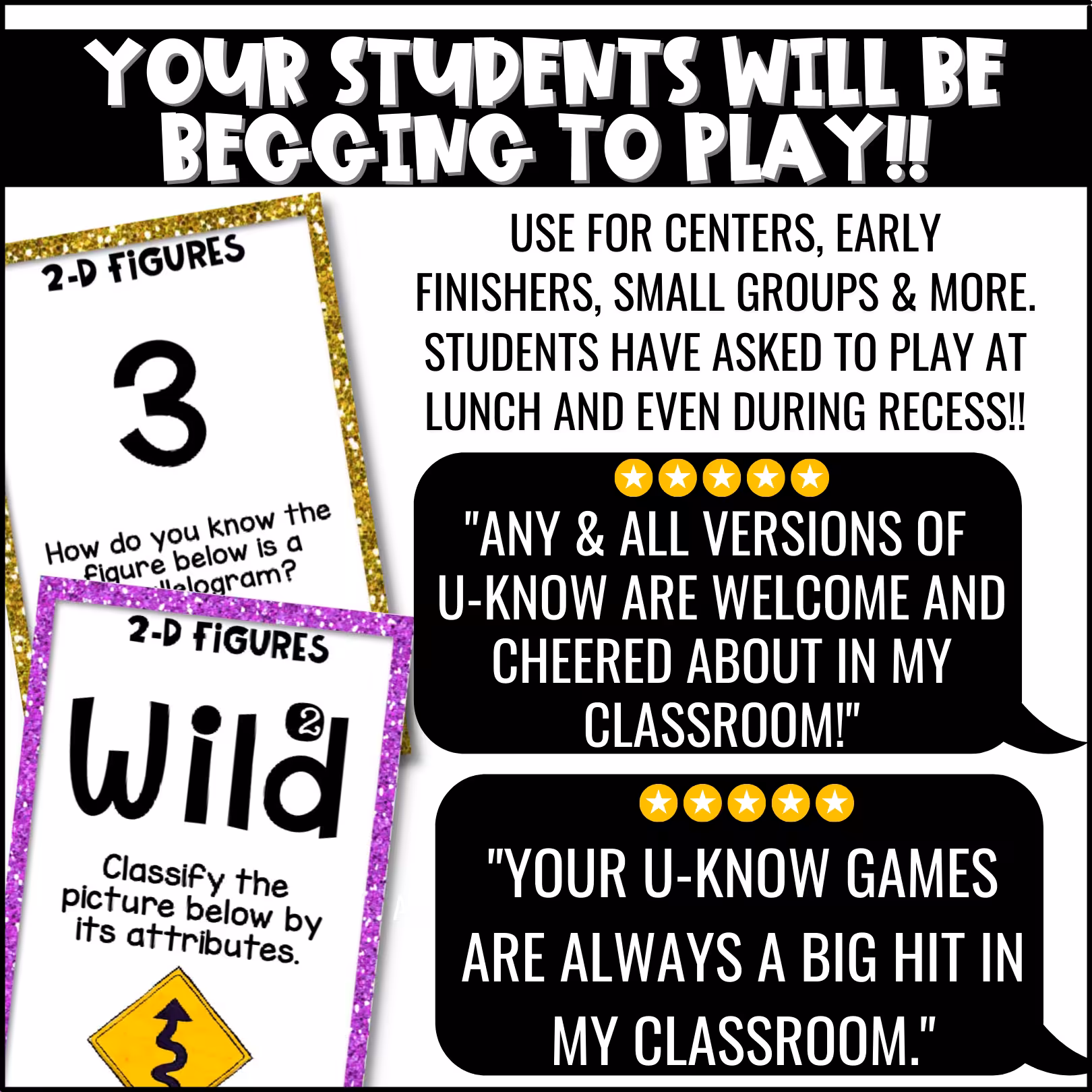 2D Figures U-Know Math Review Game (5)