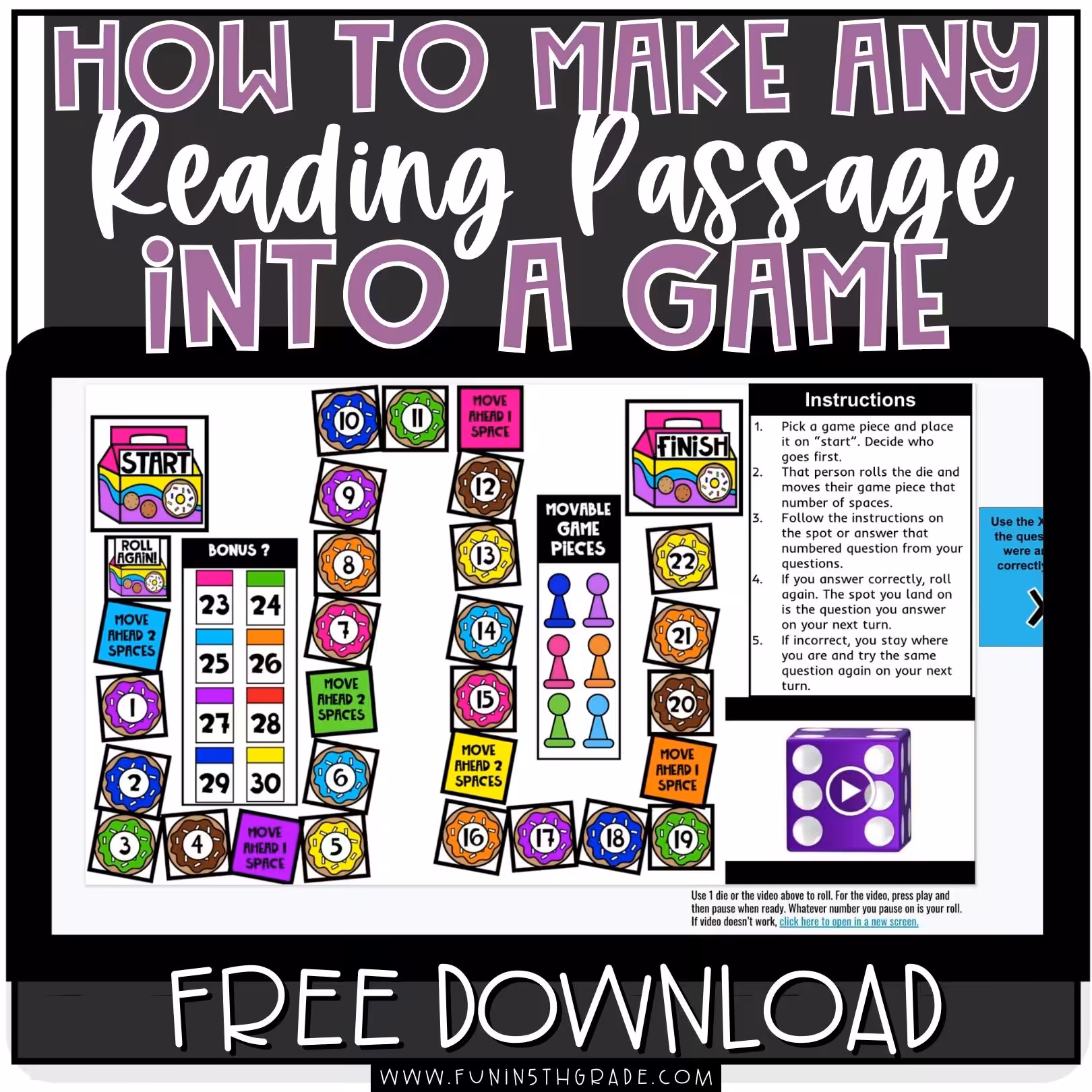How to Make ANY Reading Passage a Game Blog Image