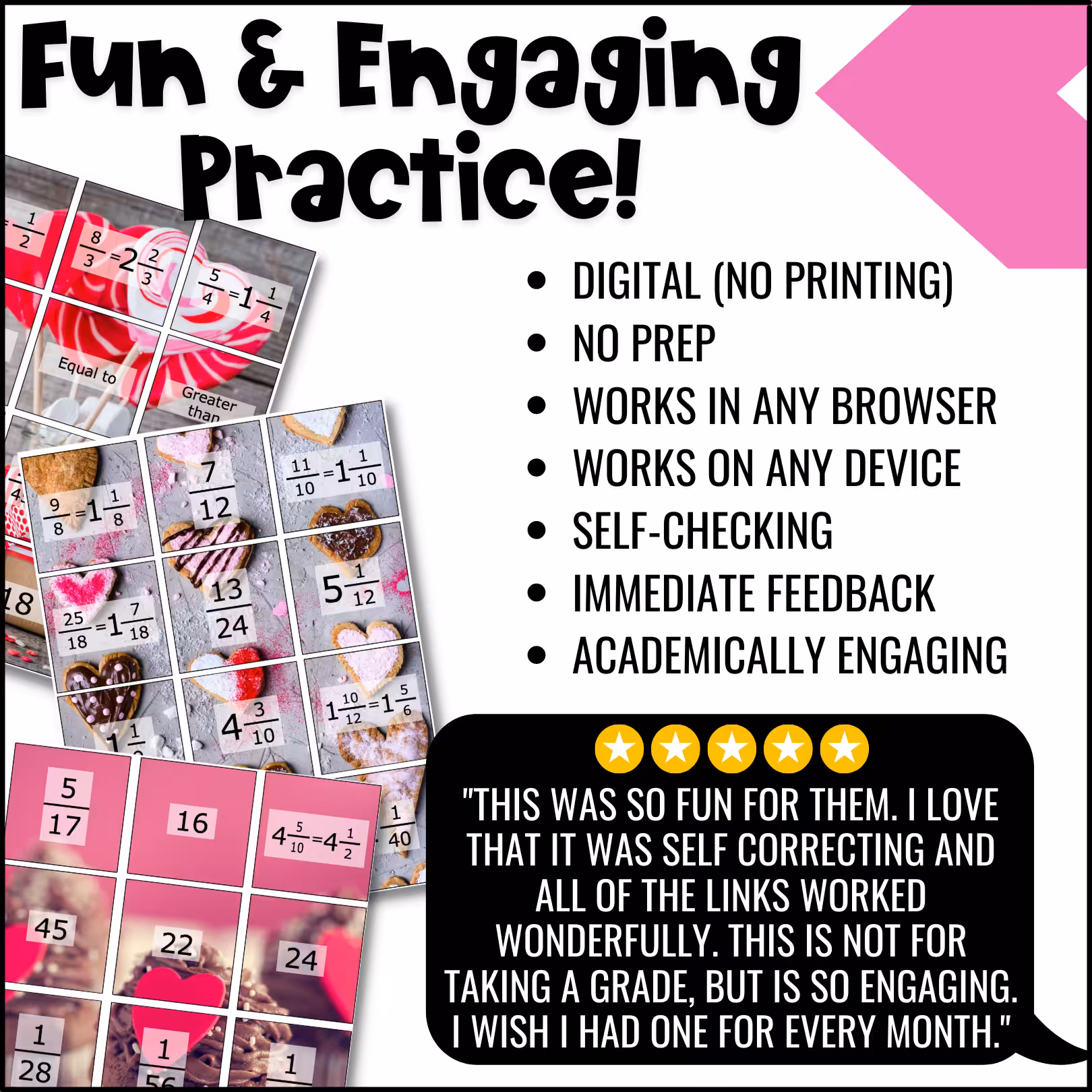 5th Grade Valentine Review Digital Puzzles (4)