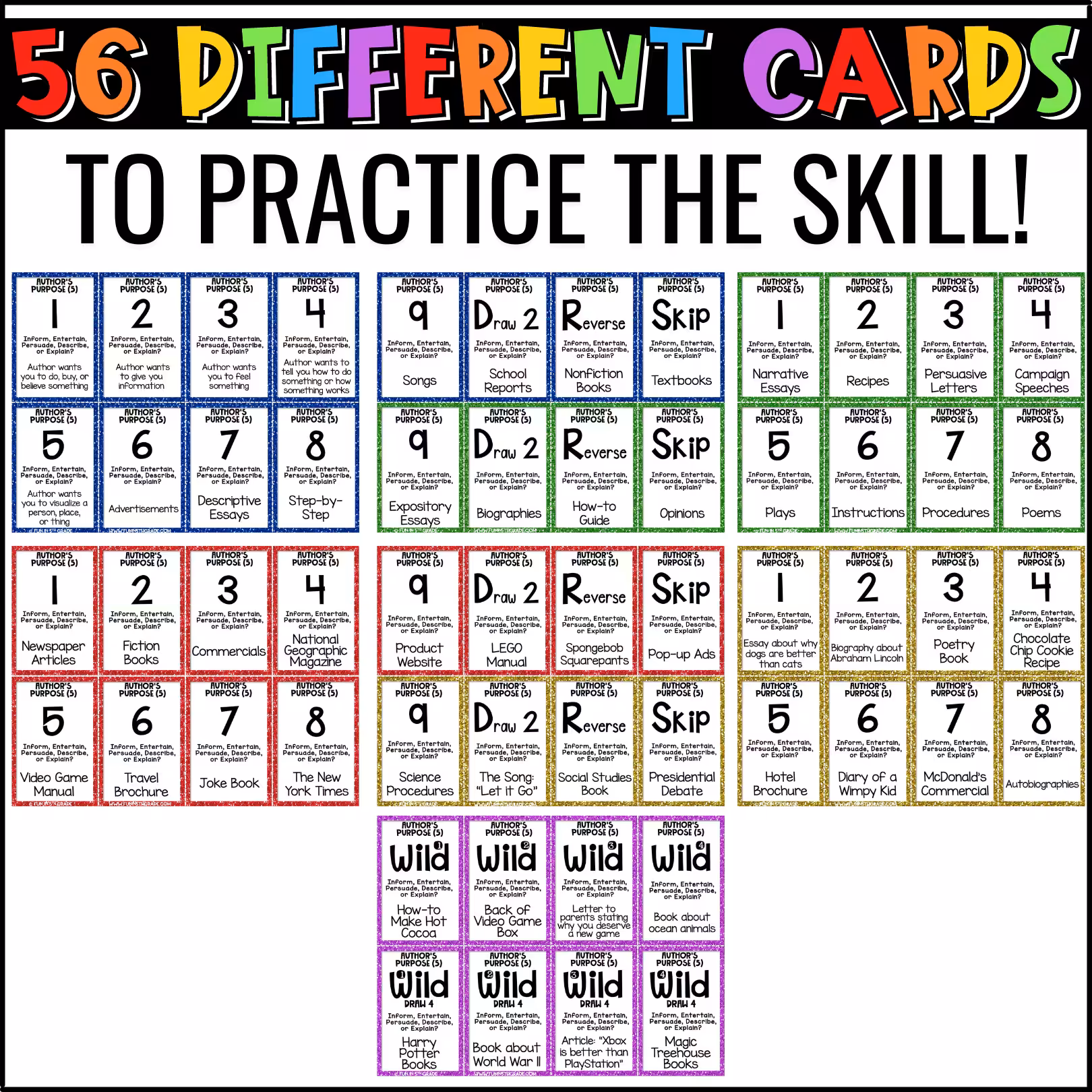 Authors Purpose 5 Types U-Know Review Game (3)
