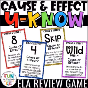 U-Know Cause and Effect Review Game
