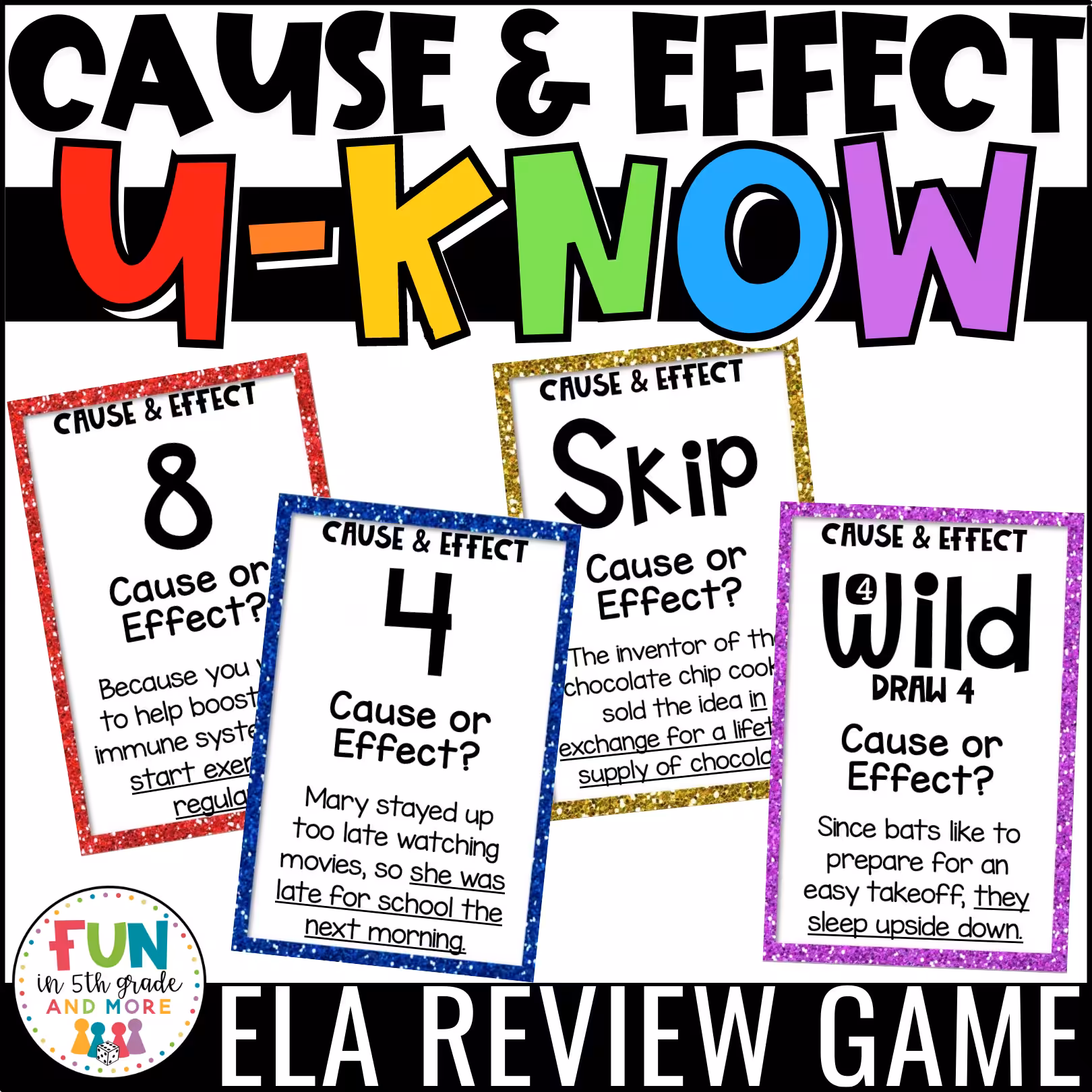 U-Know Cause and Effect Review Game