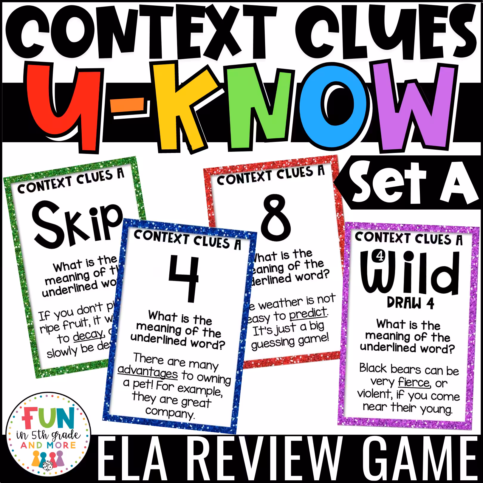 U-Know Context Clues Review Game