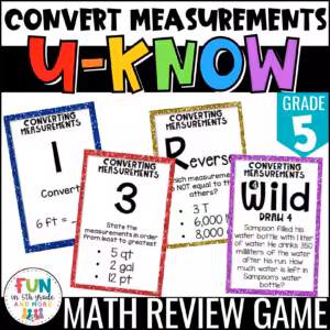 U-Know Measurement Conversions Game