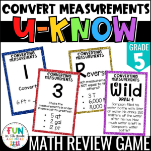 U-Know Measurement Conversions Game