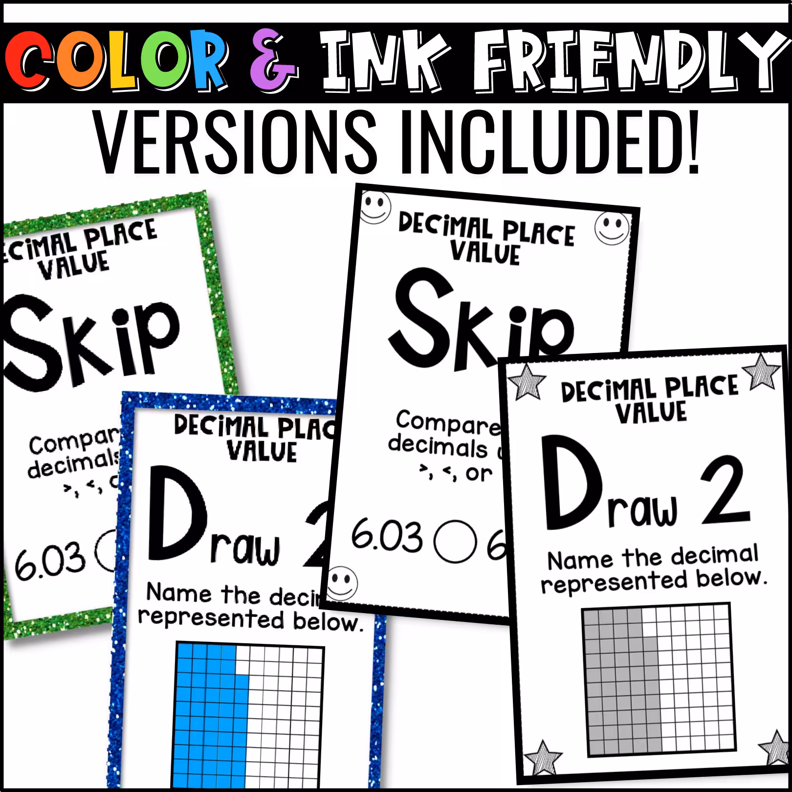 Decimal Place Value U-Know Math Review Game (2)