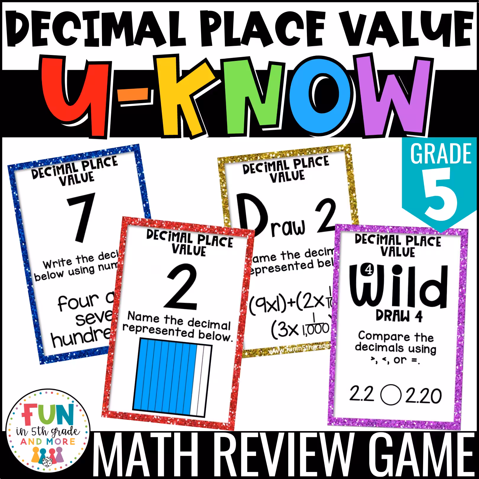 Decimal Place Value Game U-Know