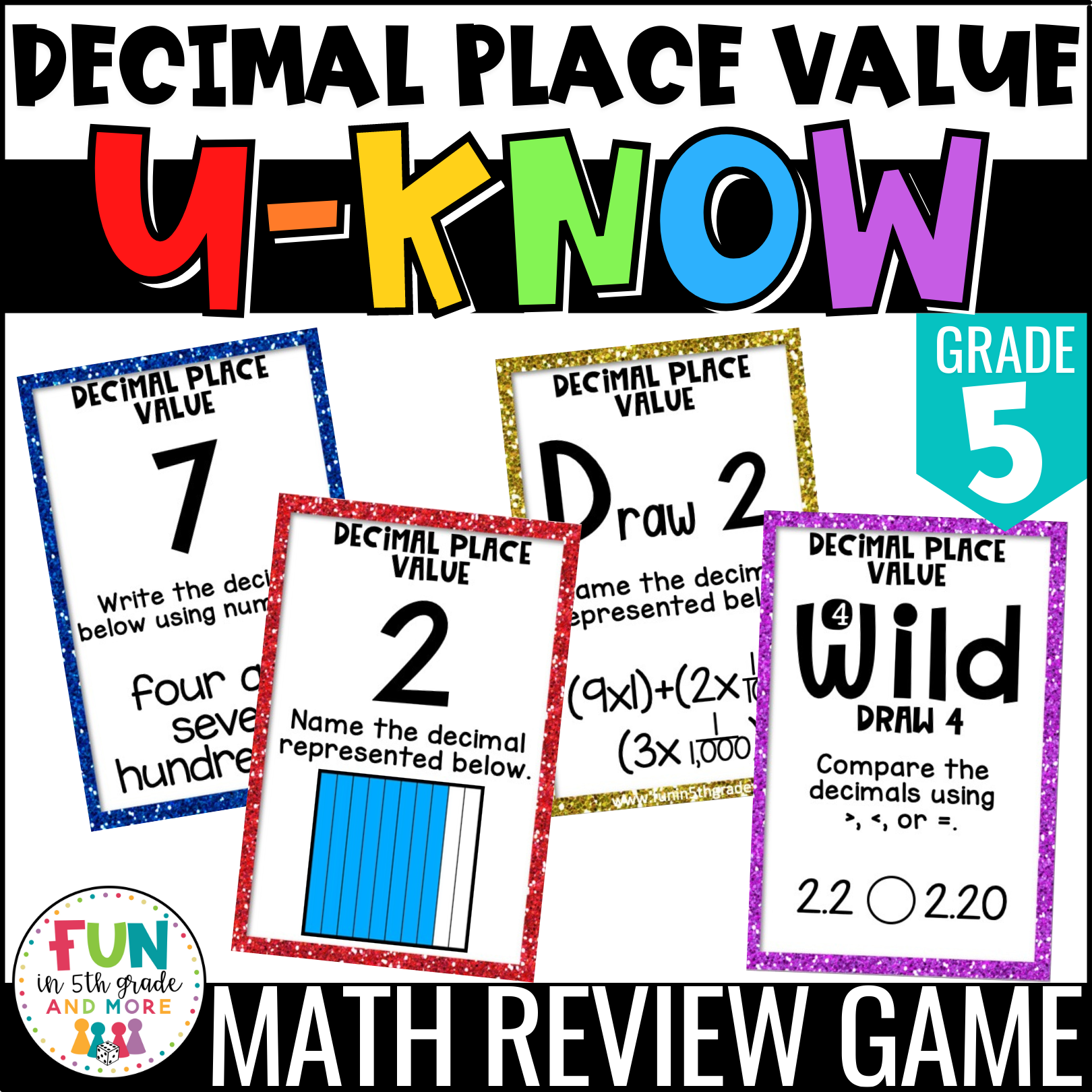 Decimal Place Value Game U-Know