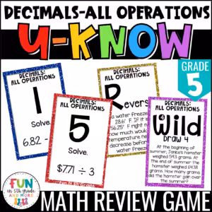 U-Know Decimal All Operations Game