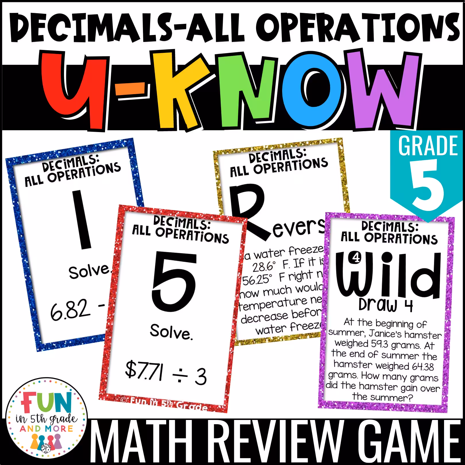 U-Know Decimal All Operations Game