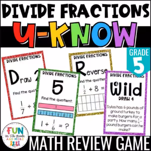 U-Know Dividing Fractions Game