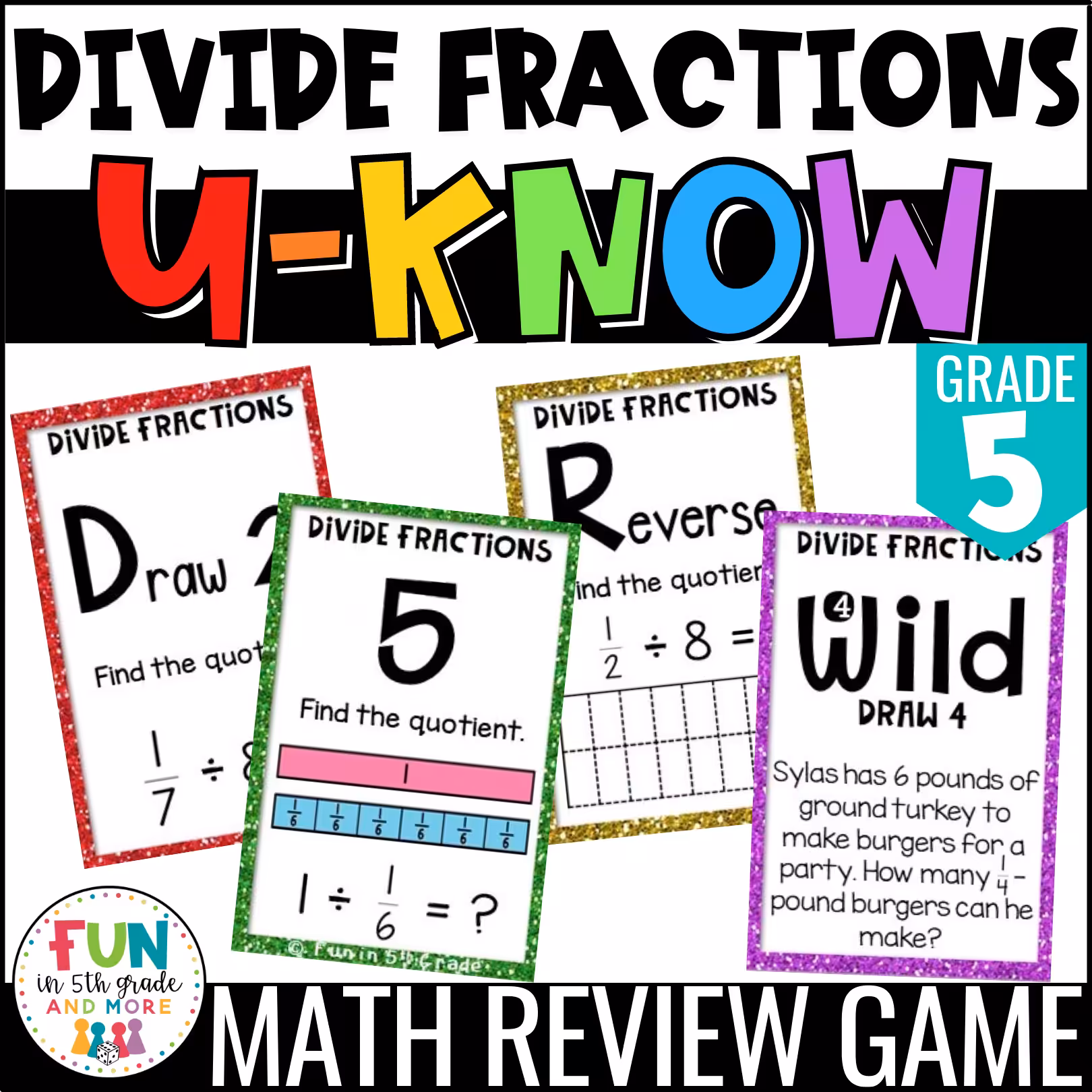 U-Know Dividing Fractions Game