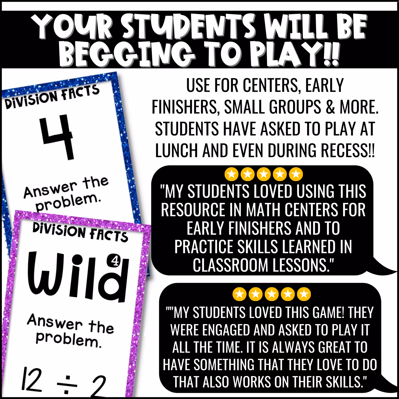 Division Facts U-Know Math Review Game (5)