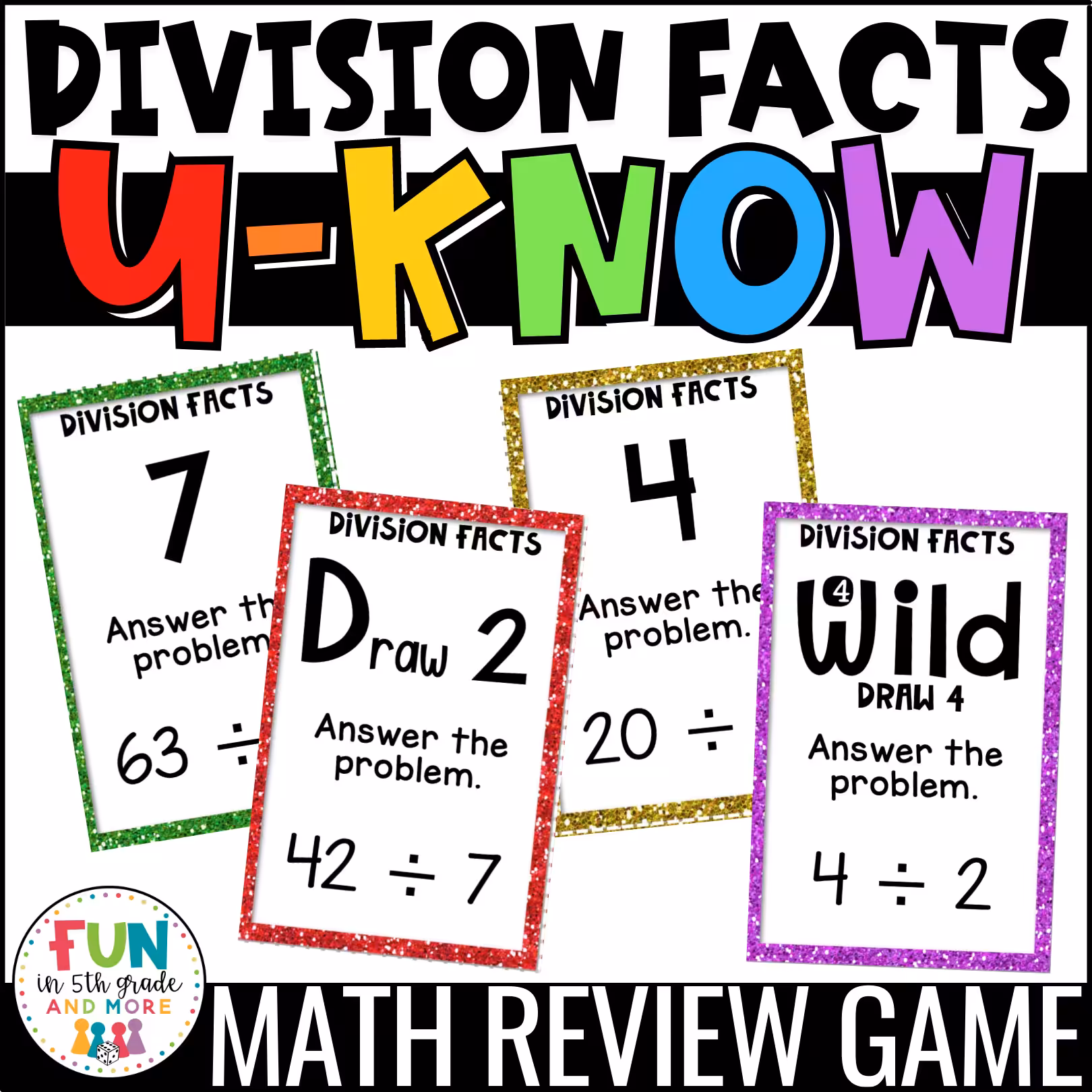 U-Know Division Facts Game