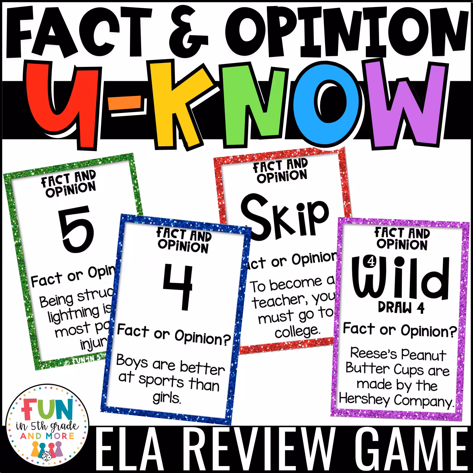 U-Know Fact and Opinion Review Game