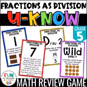 U-Know Fractions as Division Game