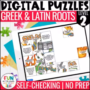Greek and Latin Roots Review Puzzles