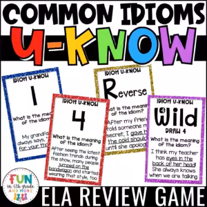 U-Know Common Idioms Review Game