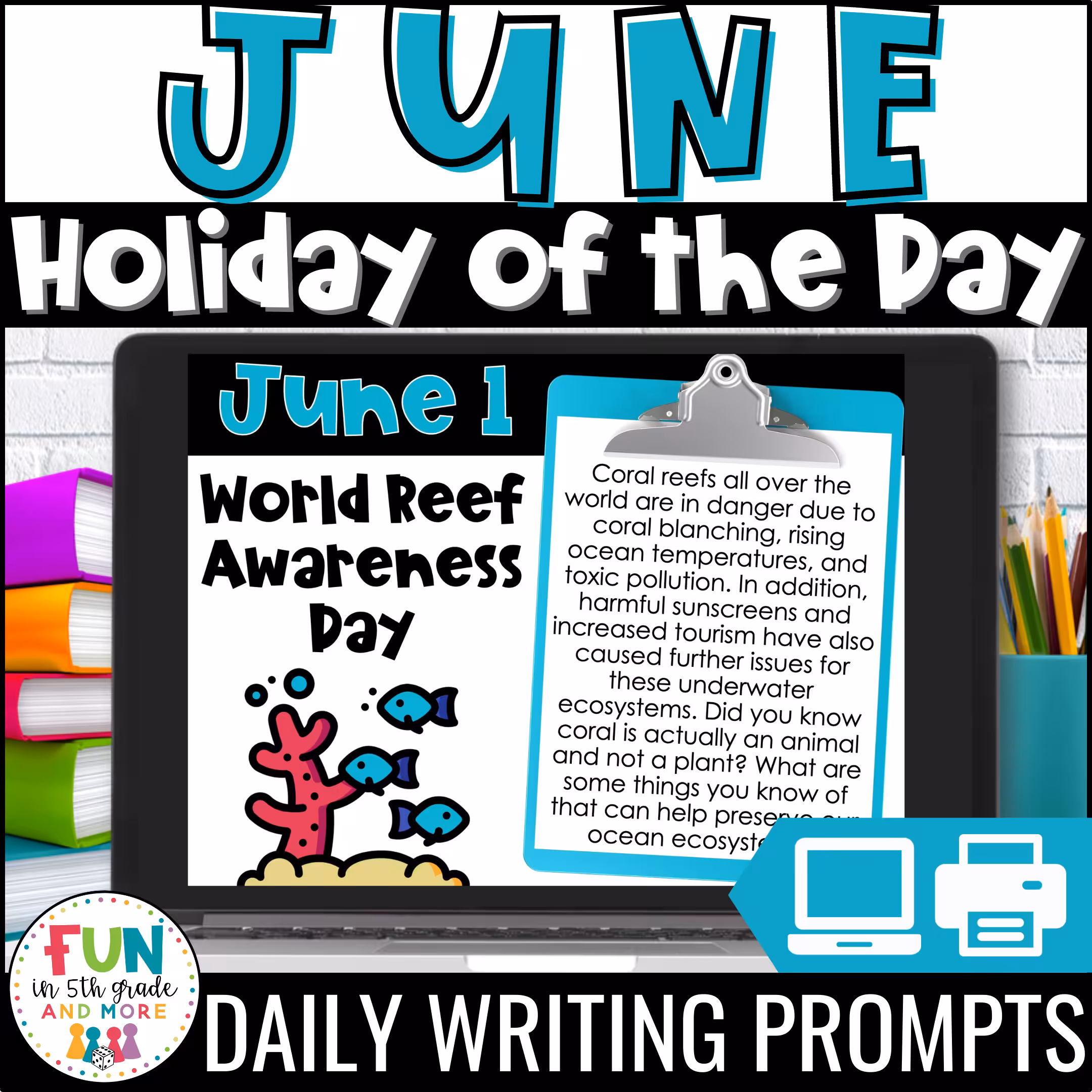 June Daily Writing Prompts Holiday of the Day