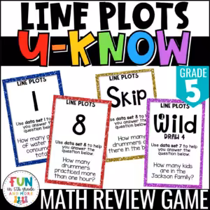 U-Know Fraction Line Plots Game