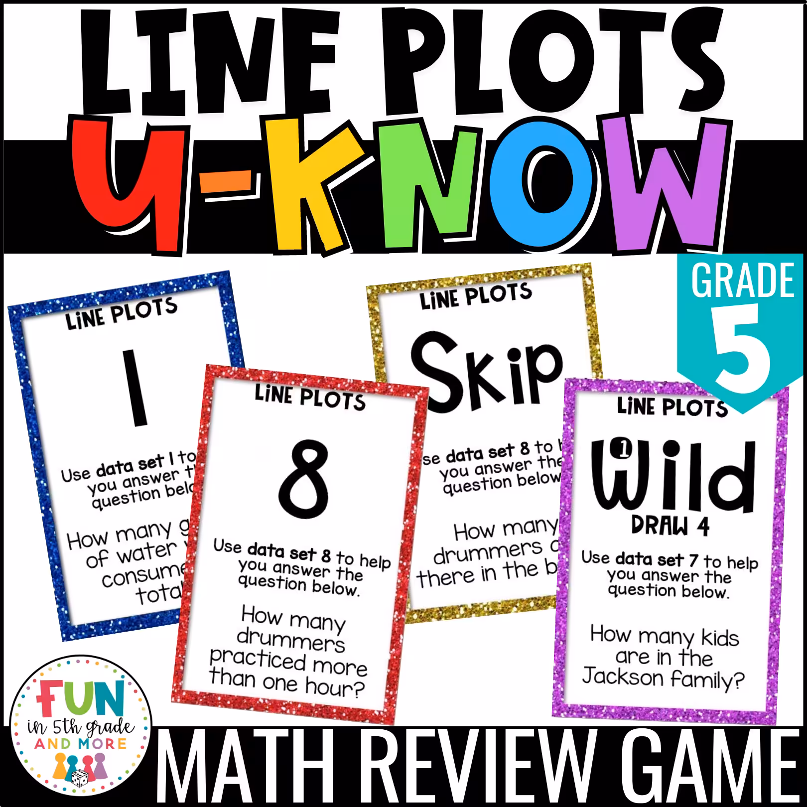 U-Know Fraction Line Plots Game