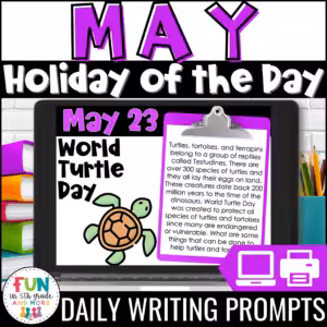 May Daily Writing Prompts Holiday of the Day