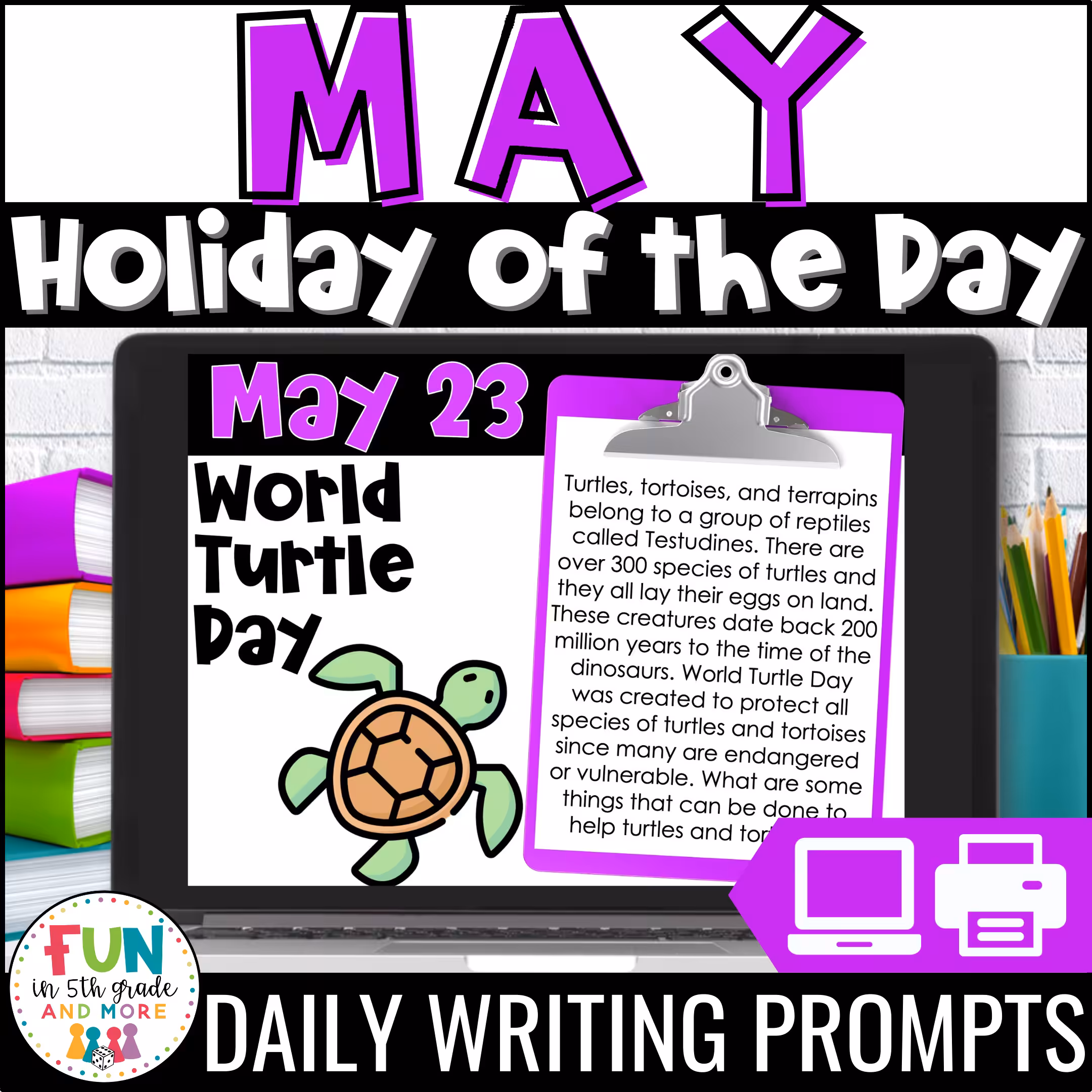 May Daily Writing Prompts Holiday of the Day