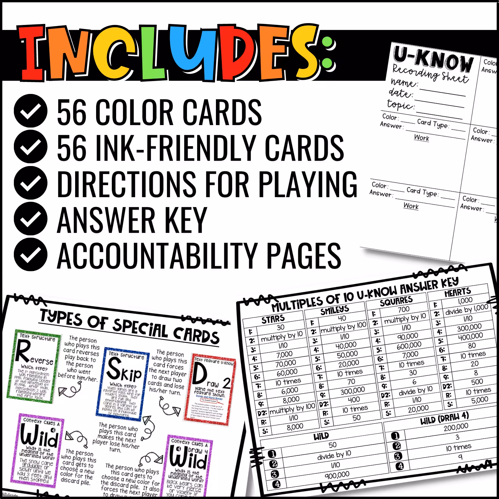 Multiples of 10 U-Know Math Review Game (4)