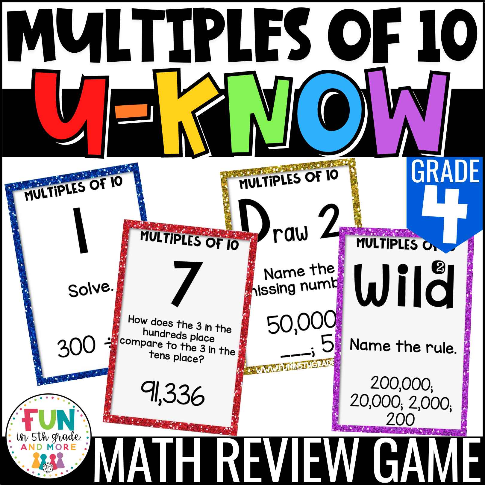 U-Know Multiples of 10 Game
