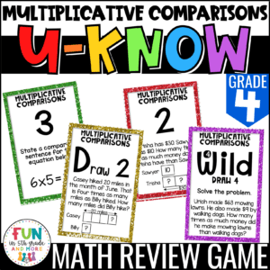 U-Know Multiplicative Comparisons Game