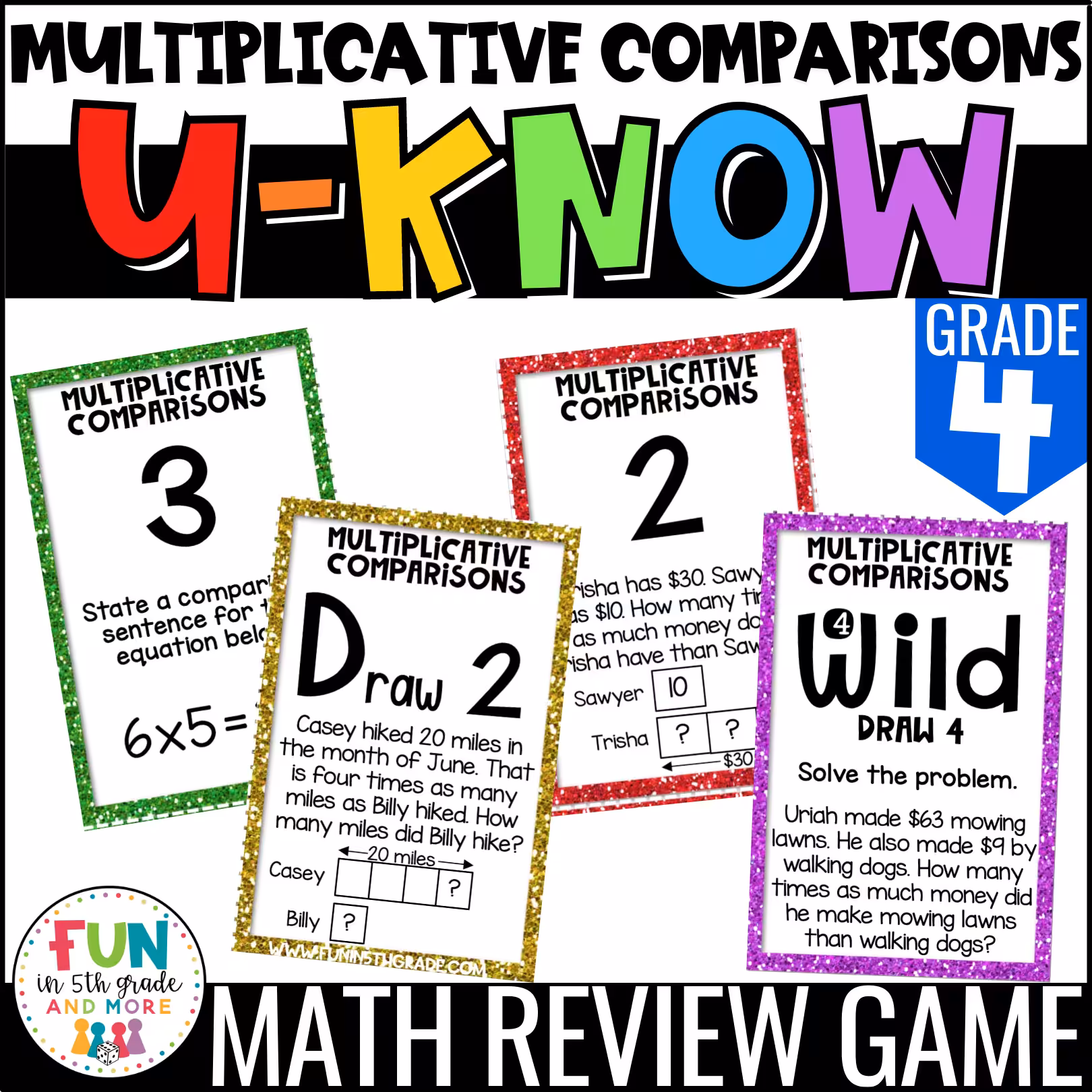 U-Know Multiplicative Comparisons Game