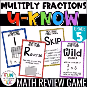 U-Know Multiplying Fractions Game