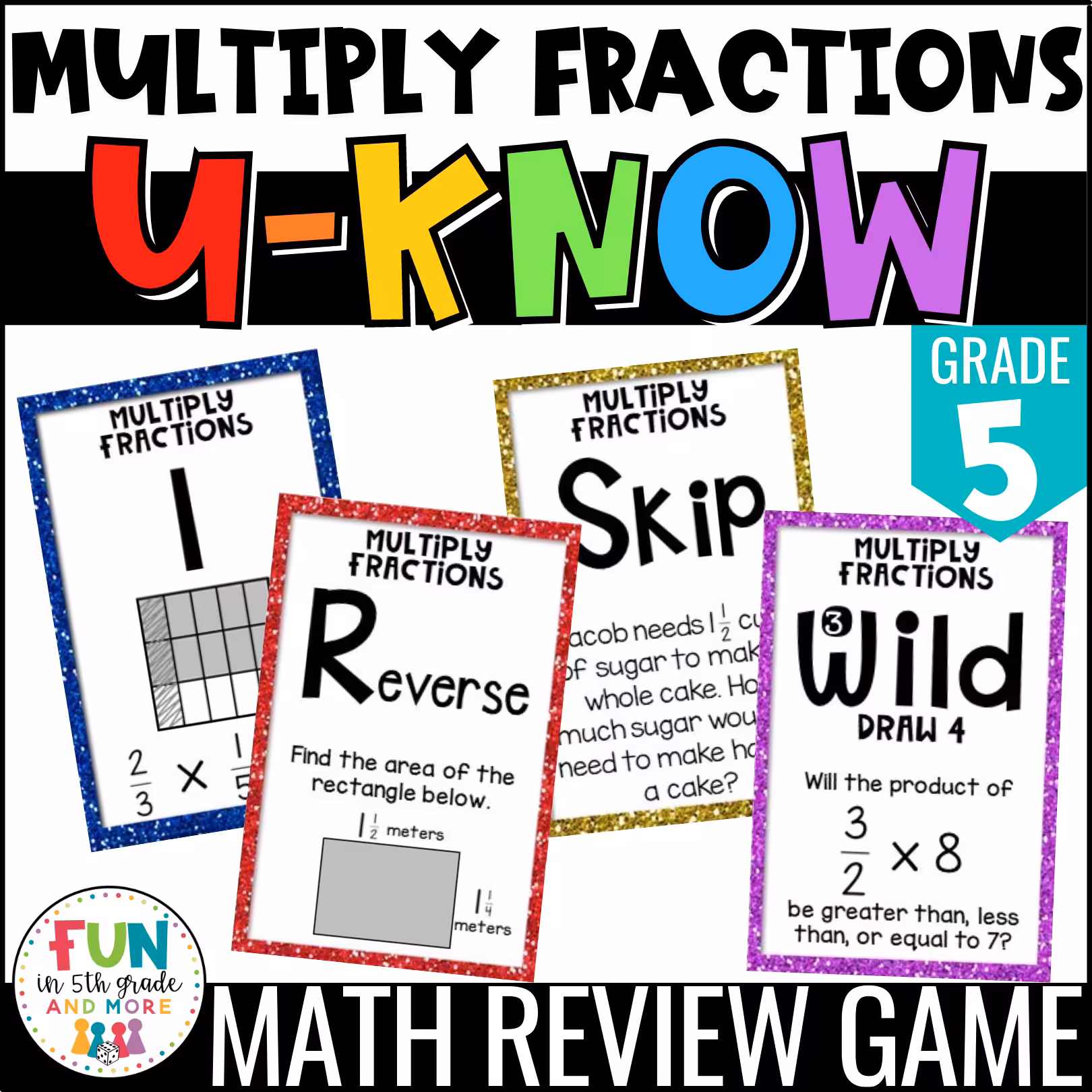 U-Know Multiplying Fractions Game