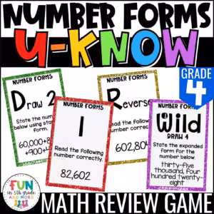 U-Know Number Forms Game