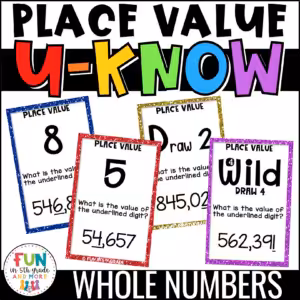 U-Know Whole Numbers Place Value Game