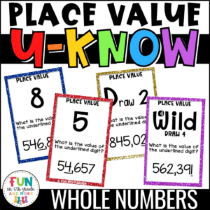 U-Know Whole Numbers Place Value Game