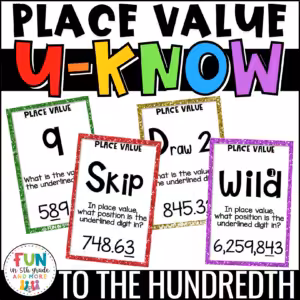 Place Value Game - U-Know