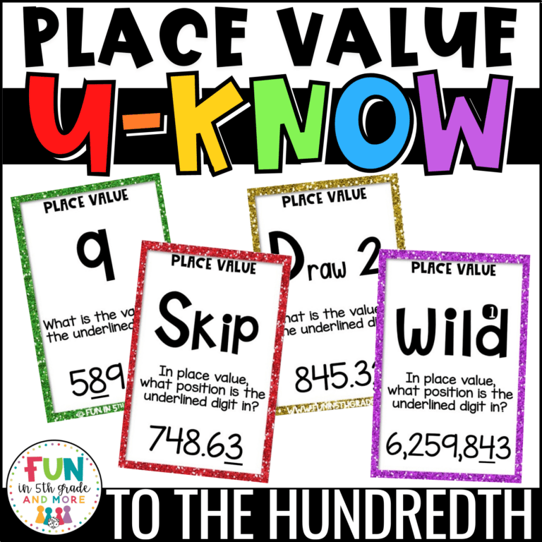 Place Value Game - U-Know